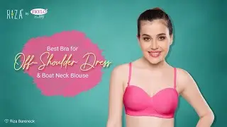 Riza Bareneck Bra| Best Bra for Boat Neck Tops  | Bra for off-shoulder| Bra With ultra-soft pads