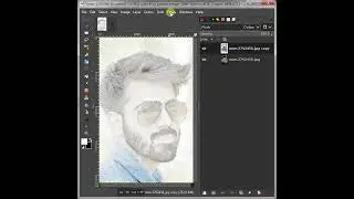 GIMP Pencil Drawing Effect #shorts #jtsgraph #photomanipulation