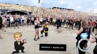 Will you marry me? #metal #proposal #copenhell 🤘🔥