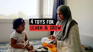 4 Toys that Helped My Daughter Learn and Grow !! 📚🧩🏀  #babytoys