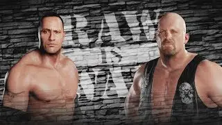 WWE 2k18 - The Rock vs Stone Cold Steve Austin (Championship Match) | Raw is War (1080p 60fps)