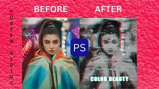 Master the Glitch Effect: Photoshop Tutorial for Stunning Portrait and Poster Design