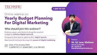 Webinar On Yearly Budget Planning For Digital Marketing