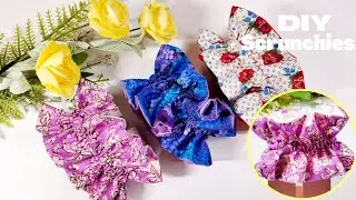 How to Make a Scrunchie | DIY Scrunchies | Sewing Scrunchies