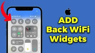 How To Add Wi-Fi Widget To iPhone Control Center (iOS 18) |  Apple info