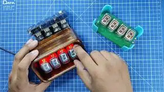 VFD tube Clock design based on Soviet IV-22 tubes ( Like Nixie Tube)