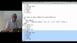 Software Carpentry September 2012 (1.8) The Unix Shell