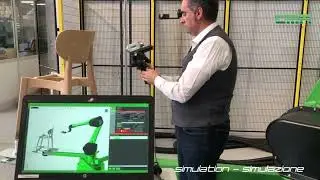 Robot lakierniczy CMA - Malowanie krzeseł