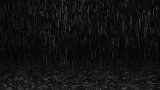 black screen rain effect