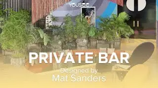 3D Interior Animation |  Lounge Bar Designed by Mat Sanders | YouSee 3D Rendering Studio
