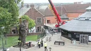 knife angel timelapse