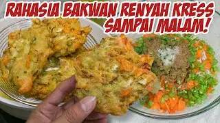 A Crunchy Vegetable Bakwan Recipe Lasts All Day! | THIS IS BAKWAN VEGETABLES, NOT FLOUR BAKWAN