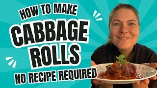 Plant based cabbage rolls- no recipe required