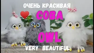 СОВА ИЗ МУЛЬТИКА. СШИТЬ СОВУ ЗА ПОЛ ЧАСА.. CARTOON OWL. CUTE OWL. DIY