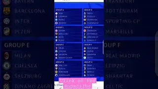 Champion league draws. 2022/2023 #shorts #championsleague #championsleaguedraw