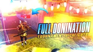 FreeFire Tournament Highlights 🇮🇳❤️🔥|| Full Domination Gameplay ||