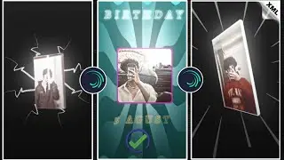 Attitude Birthday 🎂 Edit 3D XML FILE 🗃️ in Alight motion PRESET💝 3D iCON EFFECT #alightmotion