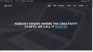 Wordpress Theme - Tutorial Setup Nantes - Creative Ecommerce  and Corporate Theme