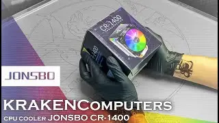 Быстрый обзор и распаковка кулера для процессора Jonsbo CR 1400 | CPU COOLER by JONSBO