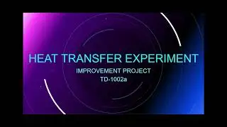 Video submission 2 for TecQuipment's 2024 Student Competition from the University of Michigan-Flint.