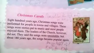 Shadowing Christmas Carols |  Reading | Unit 13: Festival | Grade 8th
