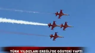 Türk Yıldızları Ereğli'de Gösteri Yaptı