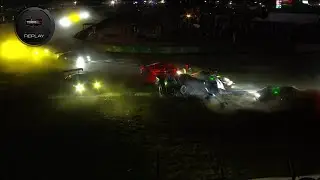 LEADERS CRASH - 2023 12 Hours Of Sebring