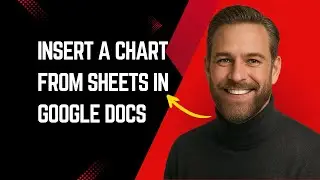 How To Insert A Chart From Google Sheets In Google Docs Fast and Easy!