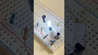 LED Blinker Circuit Using Two Transistors 