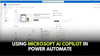 Using Microsoft AI Copilot in Power Automate