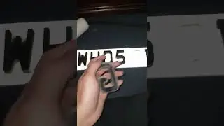 4D Number Plate Another Letter Fell Off