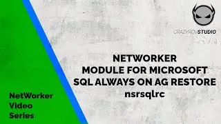 NMM SQL - AlwaysOn AG Database Copy recovery using nsrsqlrc(CLI)