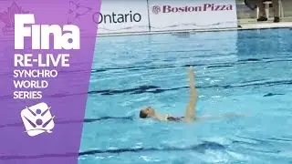 RE-LIVE | Solo Tech - Toronto | FINA Synchronised Swimming World Series 2017