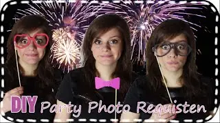 DIY Silvester Foto Requisiten