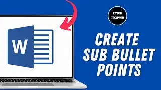 How to Create Sub Bullet Points in Word