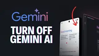 How to Turn off Gemini AI 2024?