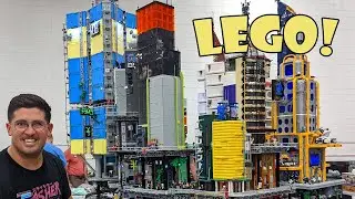 Huge LEGO Cyberpunk City Inspired by the Fifth Element!