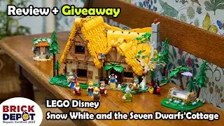 Review LEGO Disney 43242 Albă ca Zăpada și căsuța celor șapte pitici + Giveaway