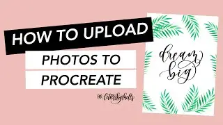 How to upload photos to the Procreate app