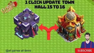 Fast update Town Hall 15 to 16 clash of clans #coc #clashofclans #th16rootriderattack