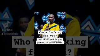 Who's looking for you? who looks for you determines who you will become - Apostle Joshua Selman