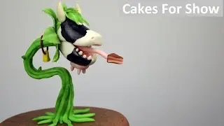 Making a Cowplant Cake Topper
