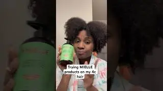 Trying Mielle hair products on my 4c hair #4chair