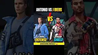 ANTONIO VS J BIEBS WHICH IS BEST CHARACTER 🤯|| SHOCKING RESULT #shorts #freefireshorts