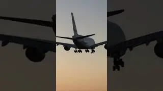 Emirates A380 Morning arrival into Melbourne YMML Airport #aviation #aviationlovers #planespotting