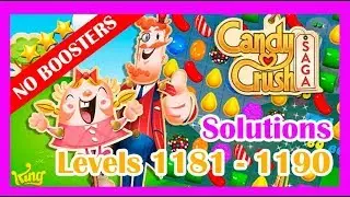 Candy Crush Saga LEVEL 1181, 1182, 1183, 1184, 1185, 1186, 1187, 1188, 1189 and 1190