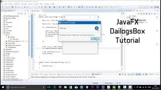 JavaFX DialogBox Tutorial part -1
