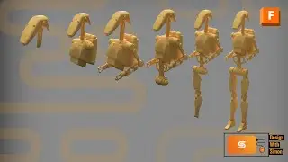 Fusion 360 Battle Droid Tutorial Trailer