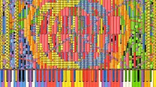 [Black MIDI] Synthesia – Voyage 1969 1.2 million notes ~ ScubDomino