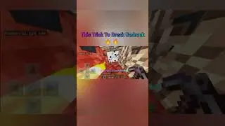 this trick to break bedrock in minecraft pe🔥#shorts